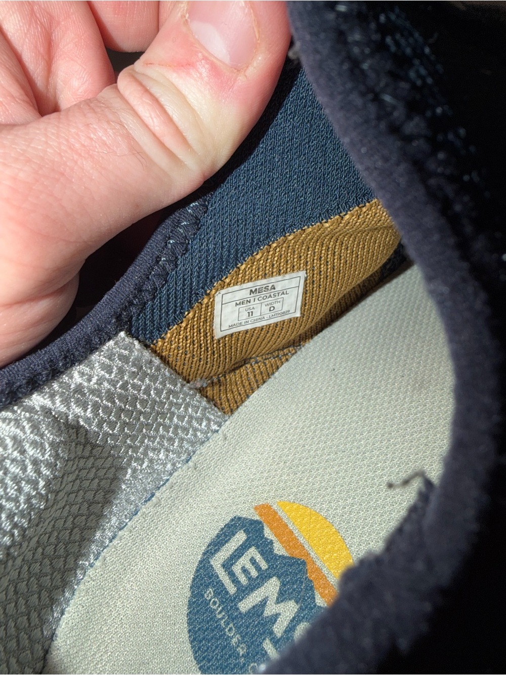 LEMS Men's Athletic Sneakers blue - Picture 3 of 3